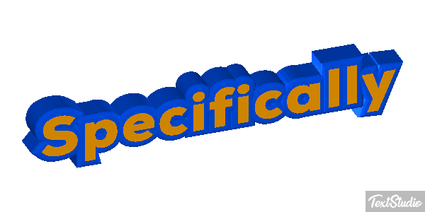 Specifically Text effect