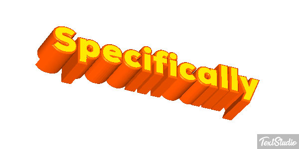Specifically Text effect