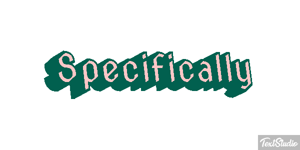 Specifically Text effect