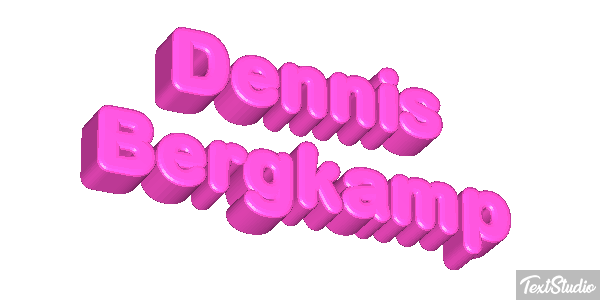 Dennis Bergkamp Efeito do texto