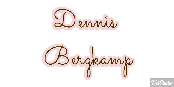 Dennis Bergkamp Efeito do texto