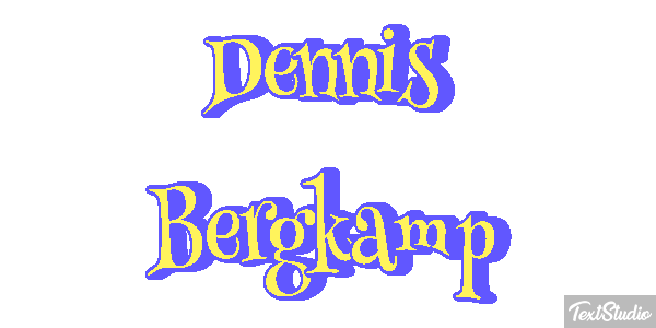 Dennis Bergkamp Efeito do texto