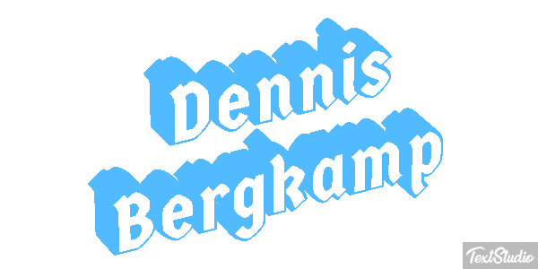 Dennis Bergkamp Efeito do texto