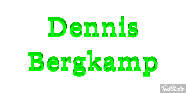 Dennis Bergkamp Efeito do texto