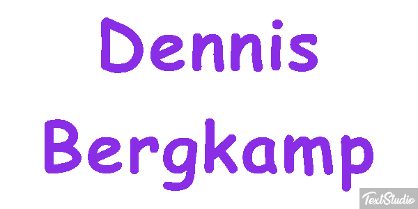 Dennis Bergkamp Efeito do texto