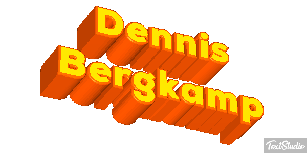 Dennis Bergkamp Efeito do texto