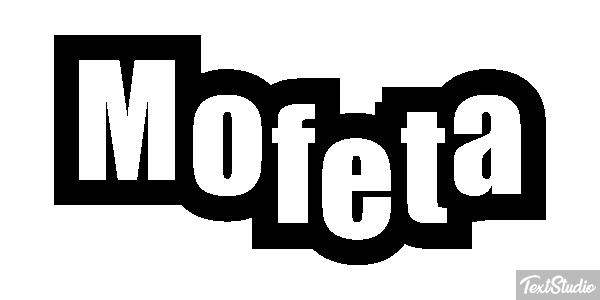 Mofeta Efecto de texto
