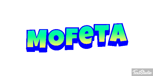 Mofeta Efecto de texto