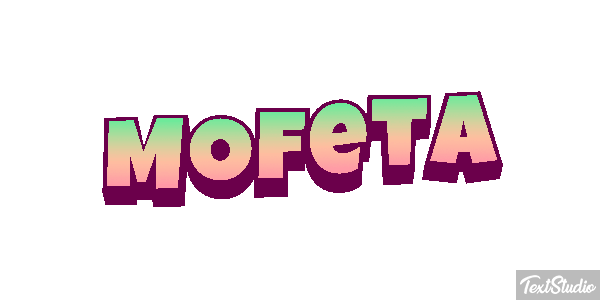 Mofeta Efecto de texto