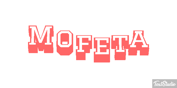 Mofeta Efecto de texto