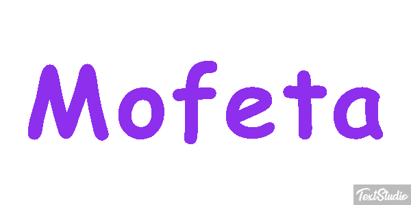 Mofeta Efecto de texto