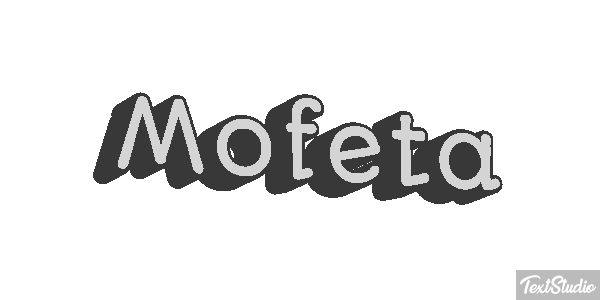 Mofeta Efecto de texto