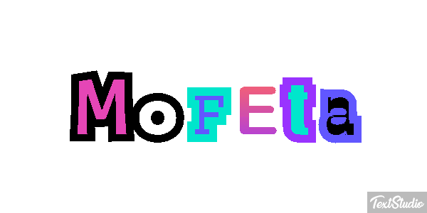 Mofeta Efecto de texto