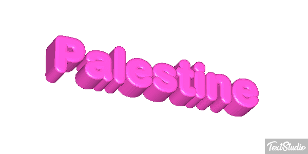 Palestine Tekst effect