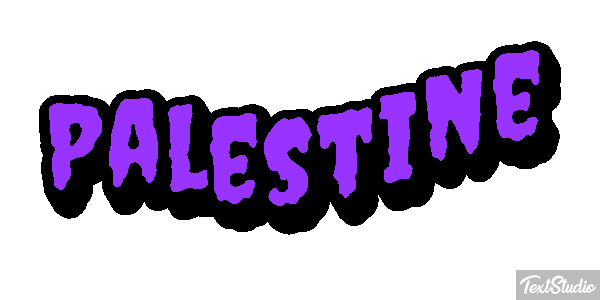 Palestine Tekst effect