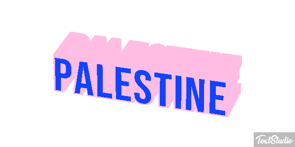 Palestine Tekst effect