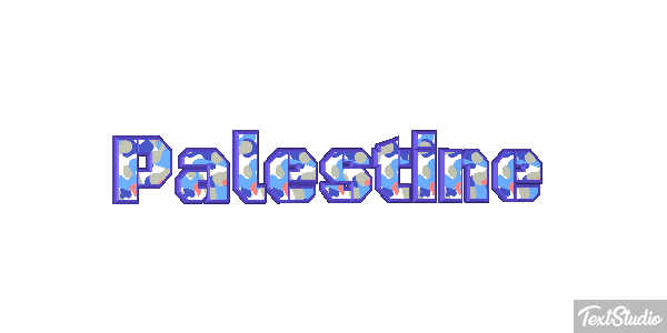 Palestine Tekst effect