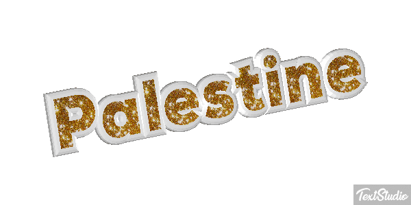 Palestine Tekst effect