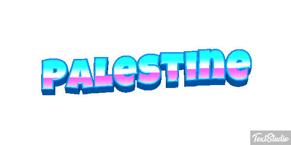 Palestine Tekst effect