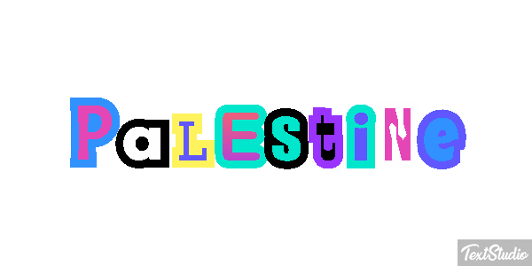 Palestine Tekst effect