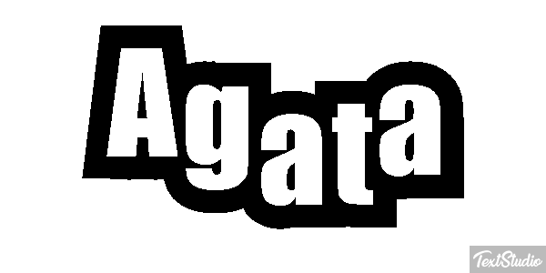Agatá Efecto de texto