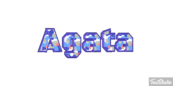 Agatá Efecto de texto