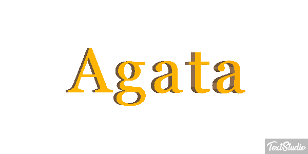 Agatá Efecto de texto