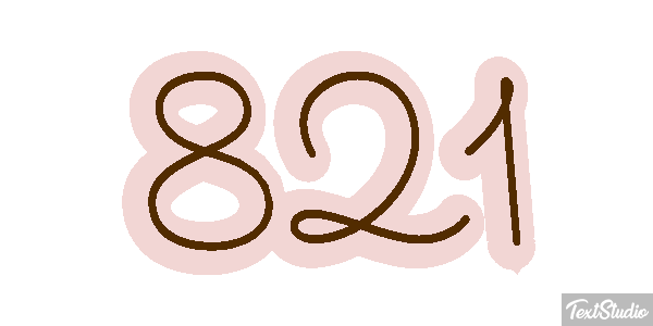 821 Text effect