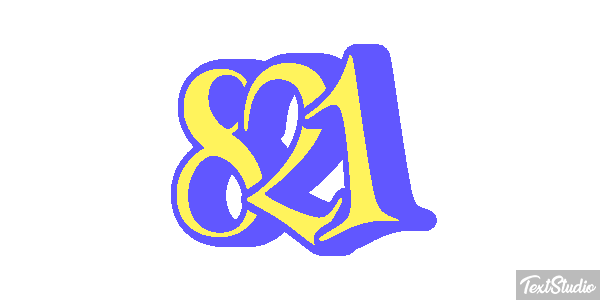 821 Text effect