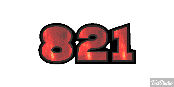 821 Text effect