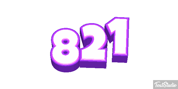 821 Text effect