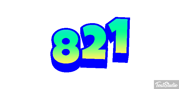 821 Text effect