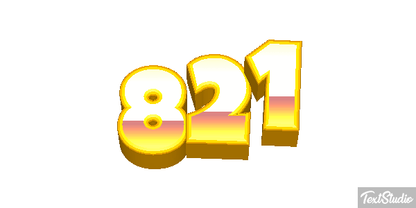 821 Text effect