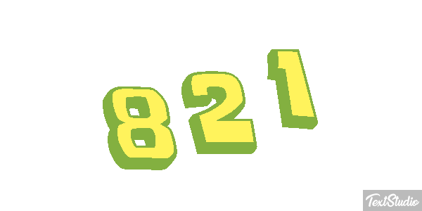 821 Text effect