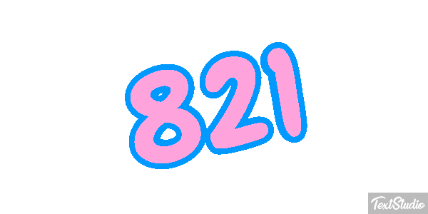 821 Text effect