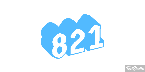 821 Text effect