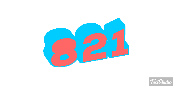 821 Text effect