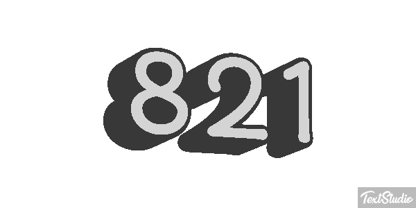 821 Text effect