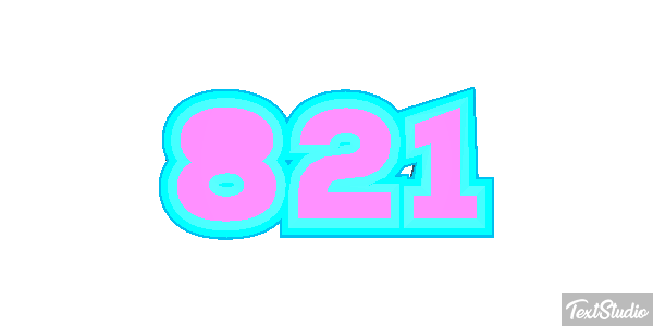 821 Text effect