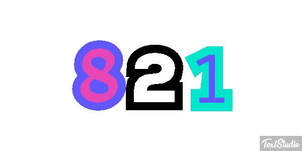 821 Text effect