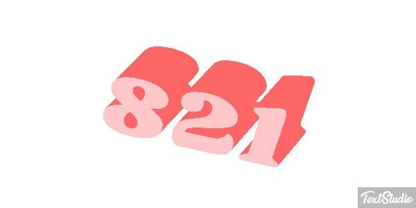 821 Text effect