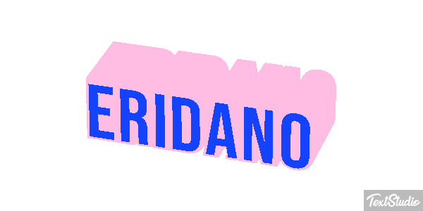 Eridano Effetto testo