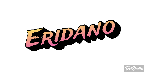 Eridano Effetto testo