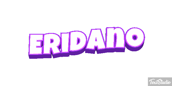 Eridano Effetto testo