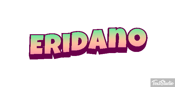 Eridano Effetto testo