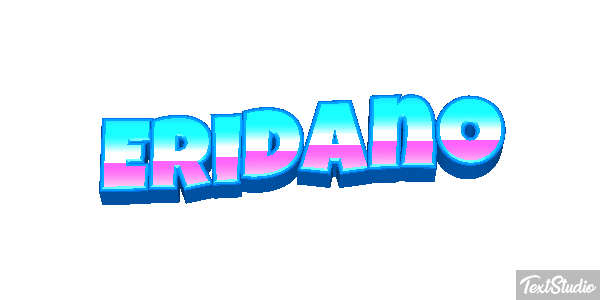 Eridano Effetto testo