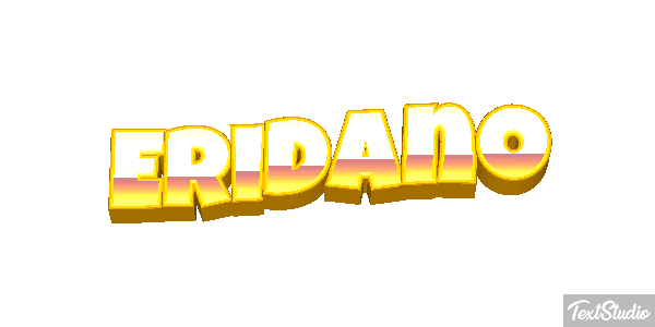Eridano Effetto testo