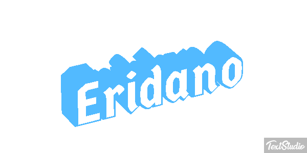 Eridano Effetto testo