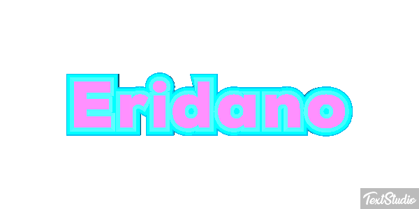 Eridano Effetto testo