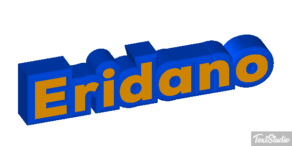 Eridano Effetto testo
